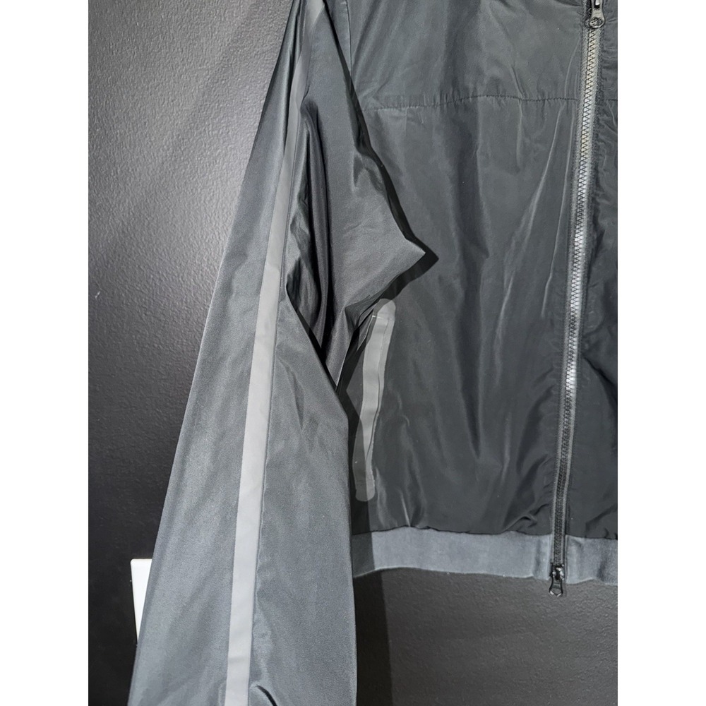 Nike Jacket Womens L Black Bomber Lightweight Windbreaker NSW Tech Pack Swoosh - Picture 6 of 7